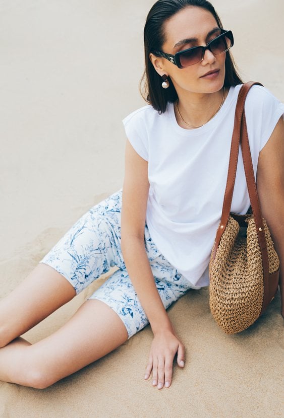 Stylowe spodenki z wzorem