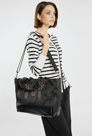 Duża, tekstylna torba