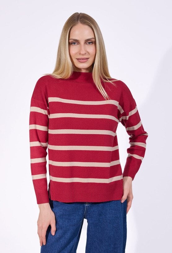 Sweter w paski