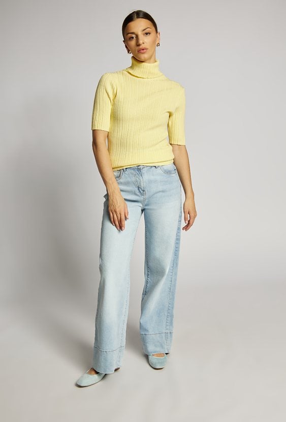 Sweter z golfem