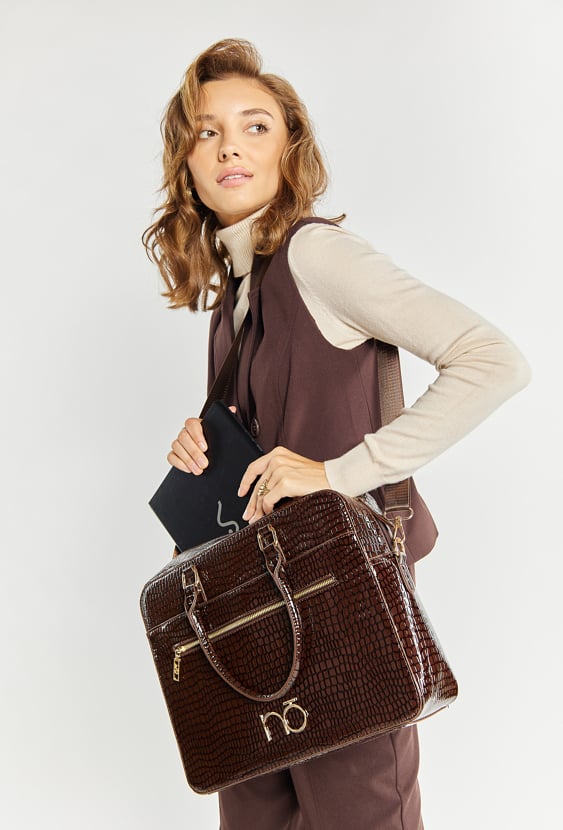 Elegancka aktówka Nobo na laptopa