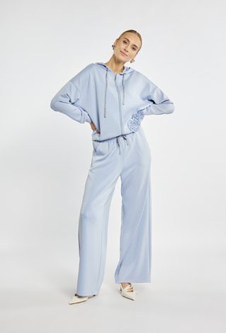 Spodnie z szeroką nogawką