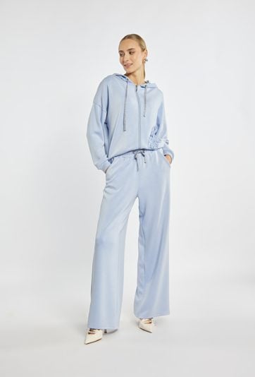 Spodnie z szeroką nogawką