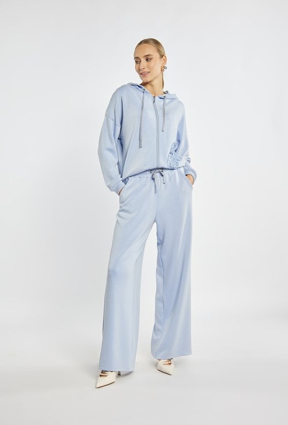 Spodnie z szeroką nogawką