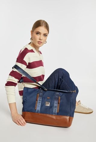 Duża, tekstylna torba