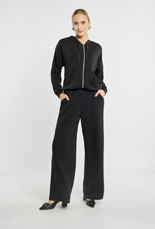 Spodnie z szeroką nogawką