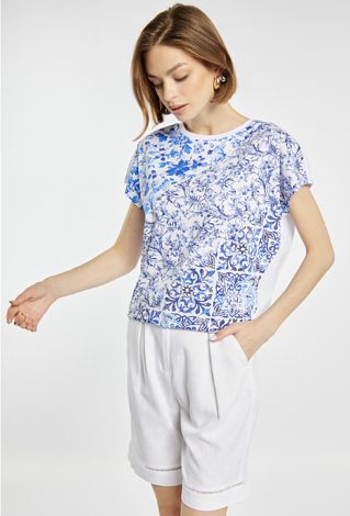 T-shirt z ciekawym printem