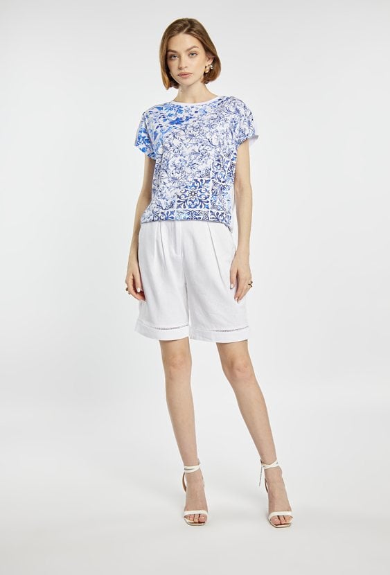 T-shirt z ciekawym printem