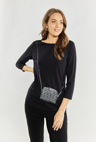 Bluzka z wzorem torebki