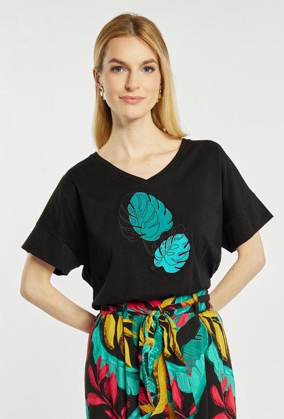 Bluzka dzianina 12 TROPIC STORY TSH1244-020
