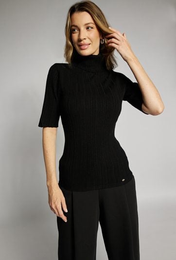 Sweter z golfem