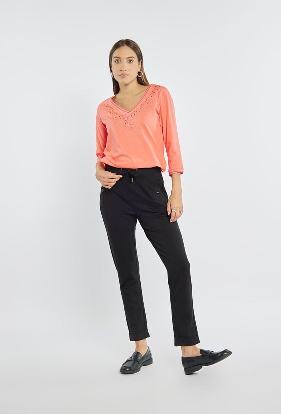 Spodnie damskie z wiskozy