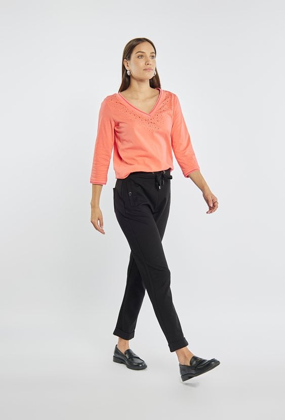 Spodnie damskie z wiskozy