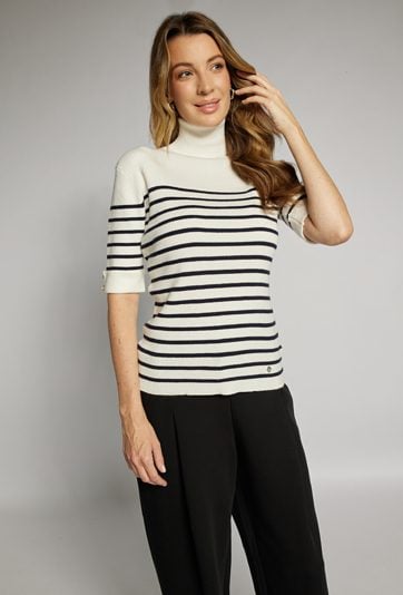 Sweter damski z golfem