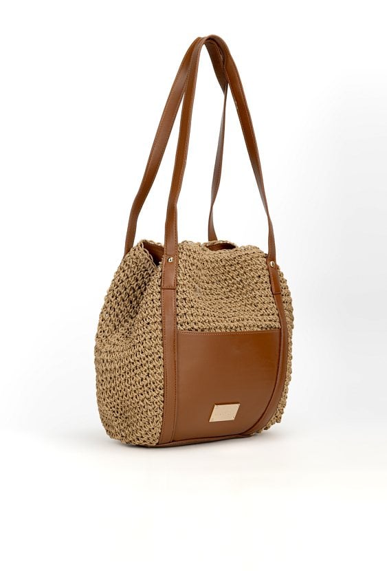 Torba damska z plecionką