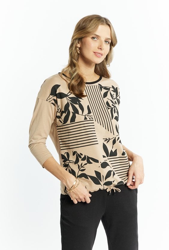 T-shirt damski z wzorem