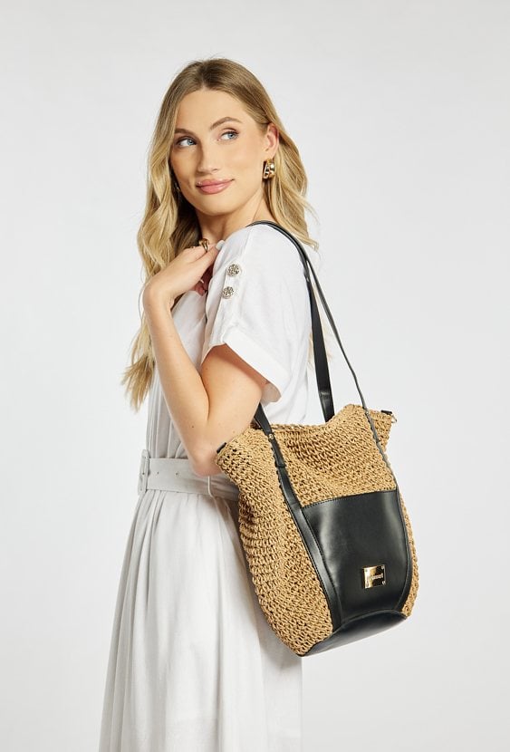 Torba damska z plecionką