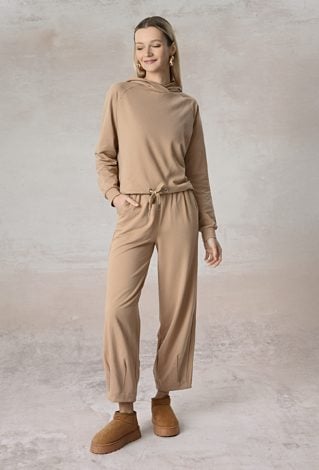 Spodnie z szeroka nogawką