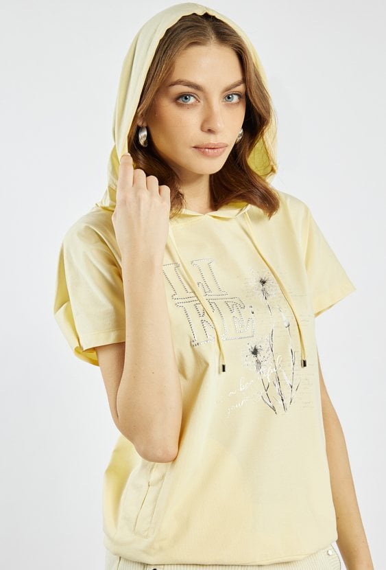 Stylowa bluzka z kapturem