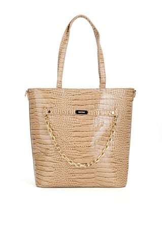 Stylowy shopper z łańcuszkiem