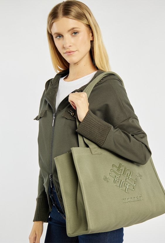 Shopper damski z logo