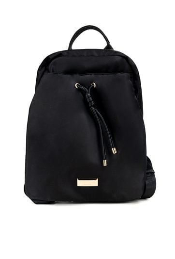 Tekstylny plecak z ściągaczem