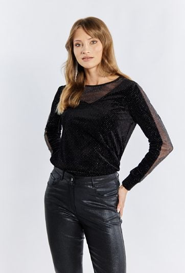 Bluzka z połyskiem
