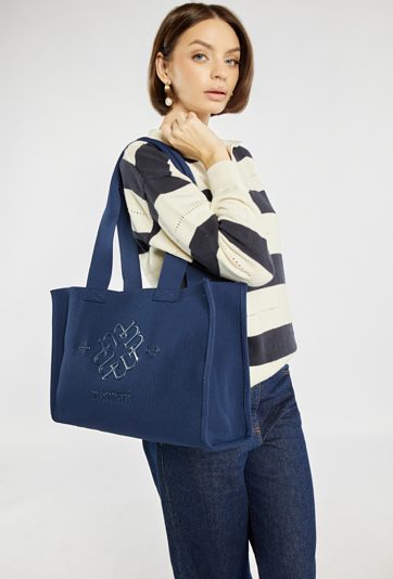 Shopper damski z logo