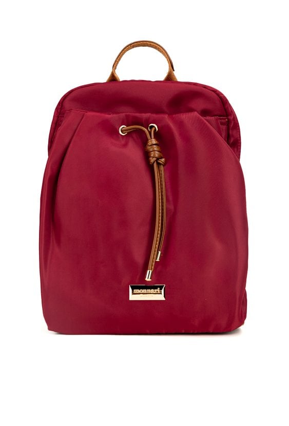 Tekstylny plecak z ściągaczem