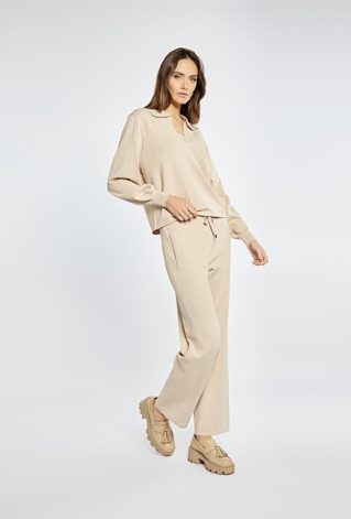 Spodnie z szeroką nogawką