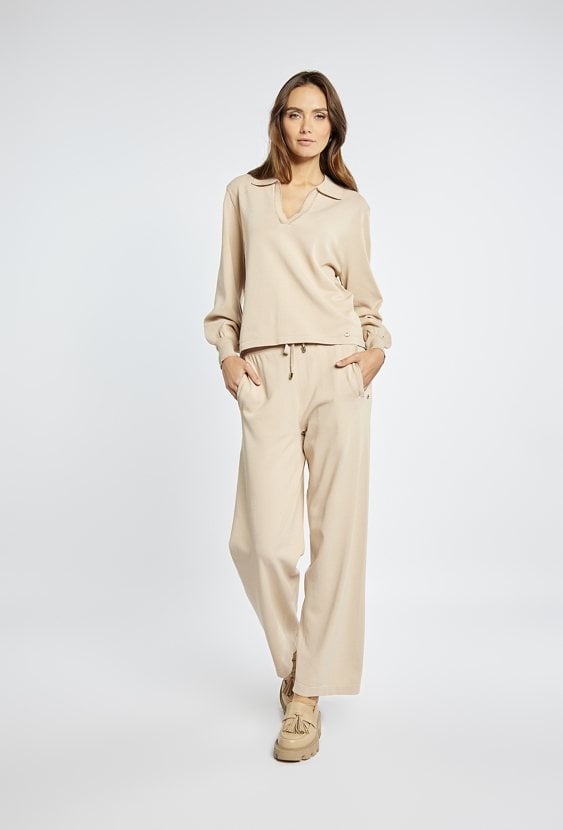 Spodnie z szeroką nogawką