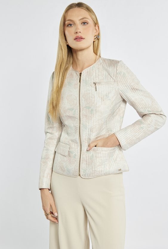 Elegancka, pikowana kurtka