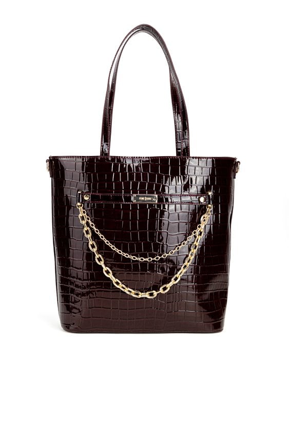 Stylowy shopper z łańcuszkiem