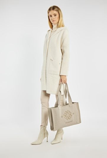 Shopper damski z logo