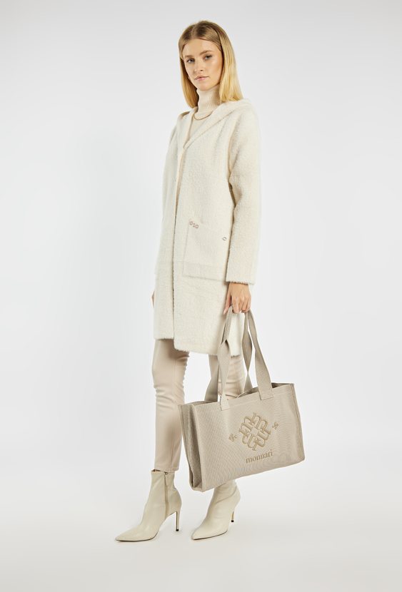 Shopper damski z logo