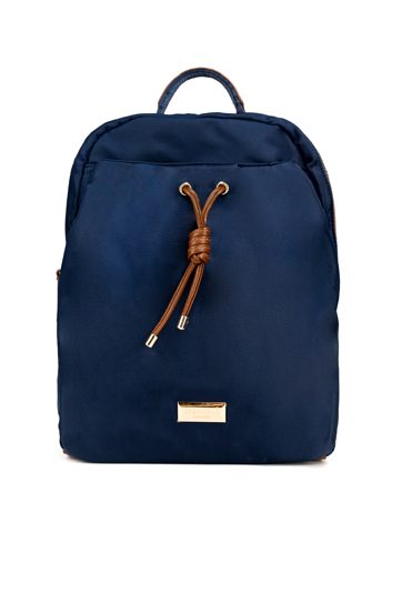 Tekstylny plecak z ściągaczem