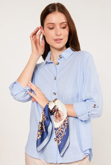 Wzorzysta apaszka damska