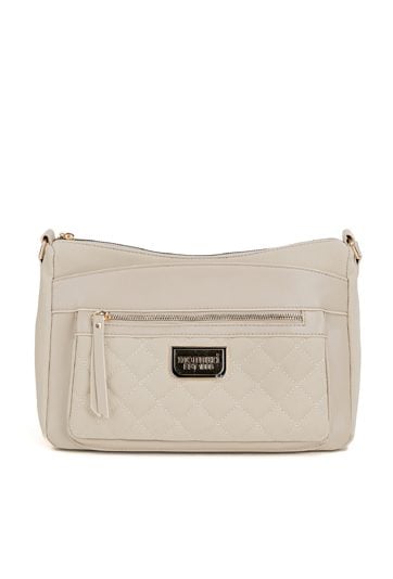 Torba damska z pikowaną kieszonką