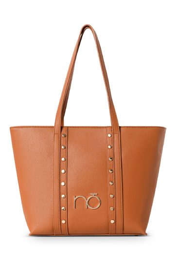 Shopperka NOBO z metalowymi nitami
