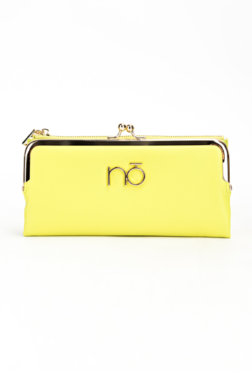 Portfel damski w kolorze limonkowym