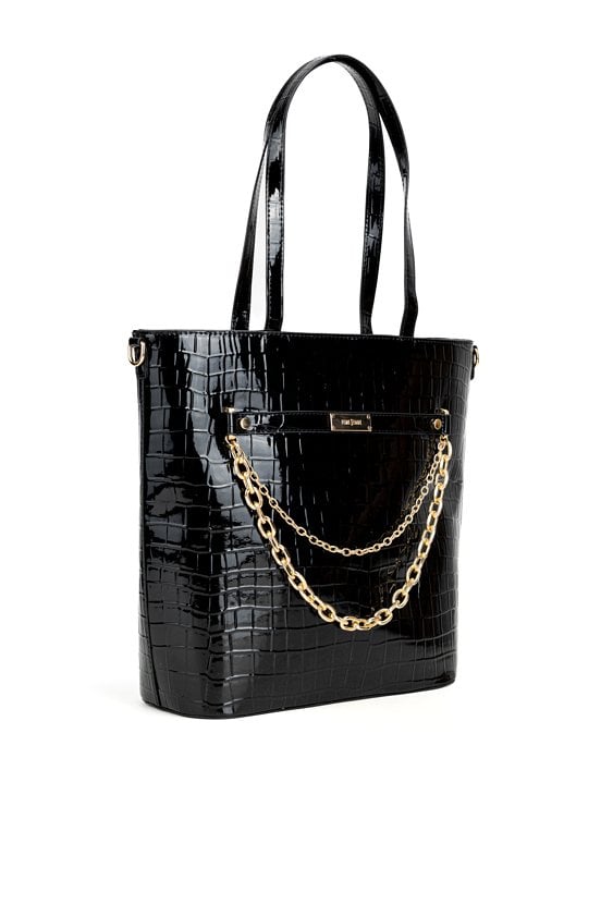 Stylowy shopper z łańcuszkiem