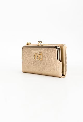 Portfel damski z zapięciem na bigiel