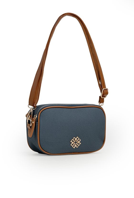 Torba crossbody dwukomorowa