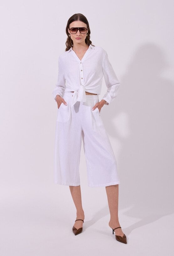 Spodnie culotte na lato