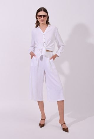 Spodnie culotte na lato