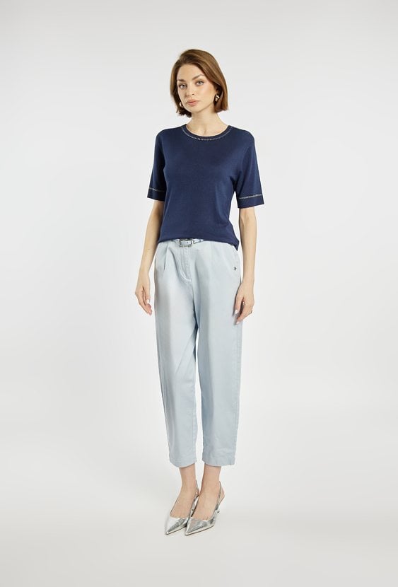 Sweter z krótkim rękawem