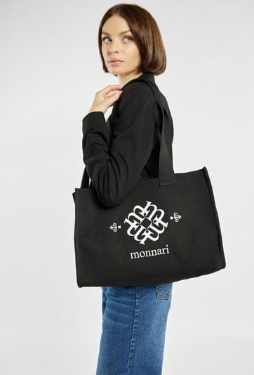 Shopper damski z logo