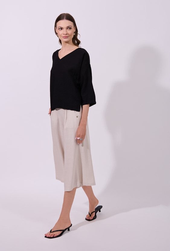Spodnie culotte na lato