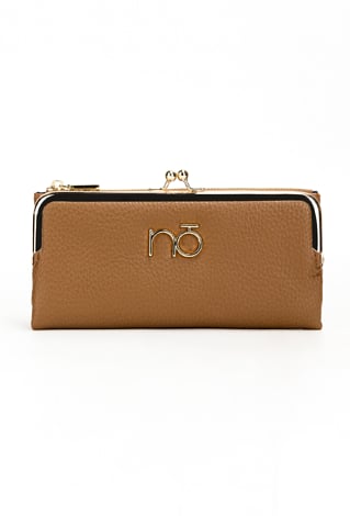 Portfel damski z zapięciem na bigiel