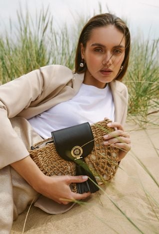 Uroczy koszyk crossbody